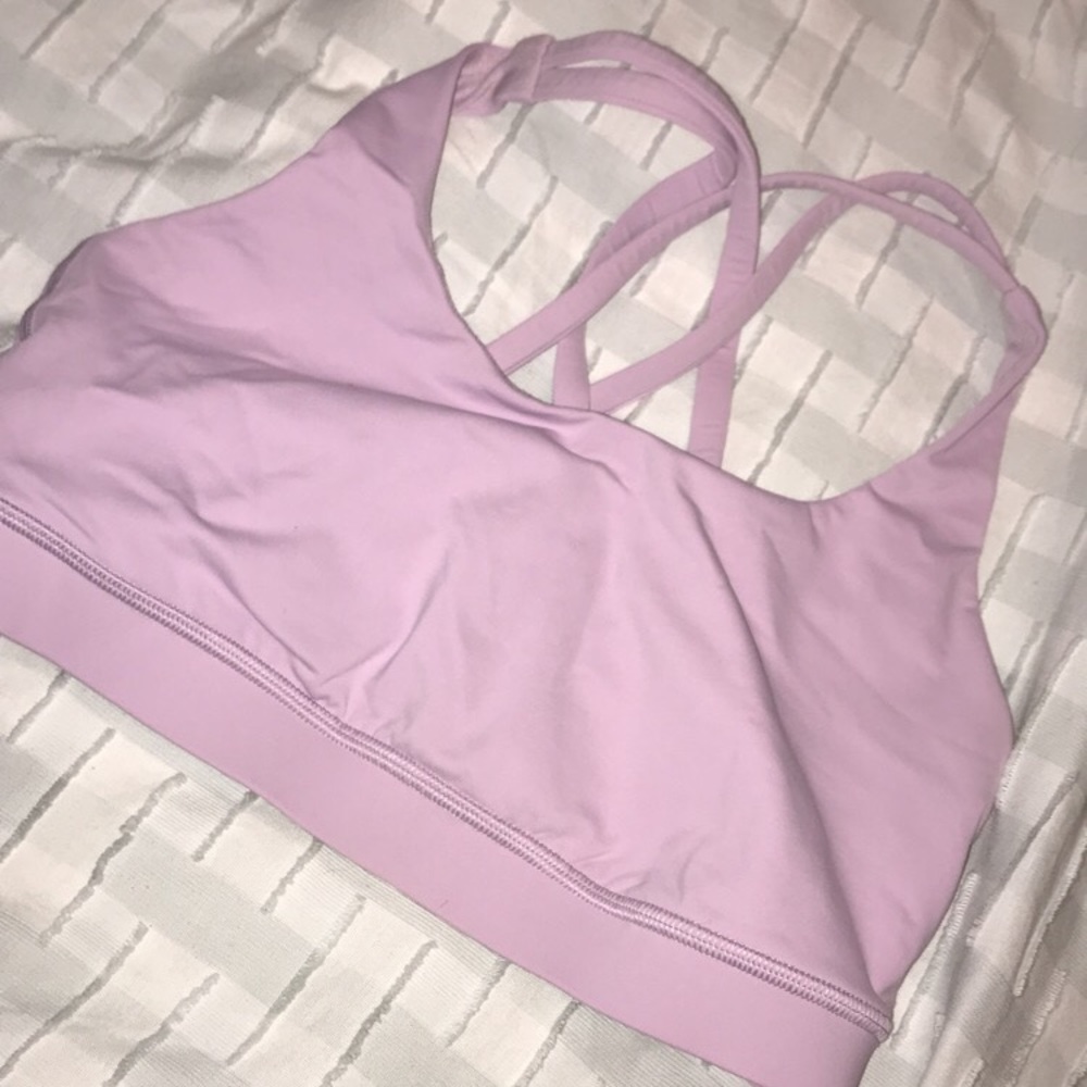 Lululemon pink sports bra